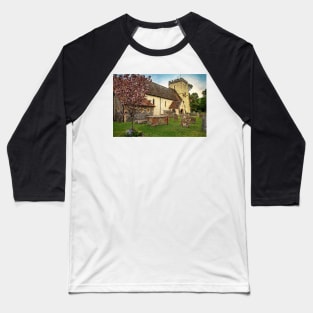 The Village Church: a Digital Painting Baseball T-Shirt